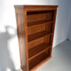 Vintage oak open bookcase