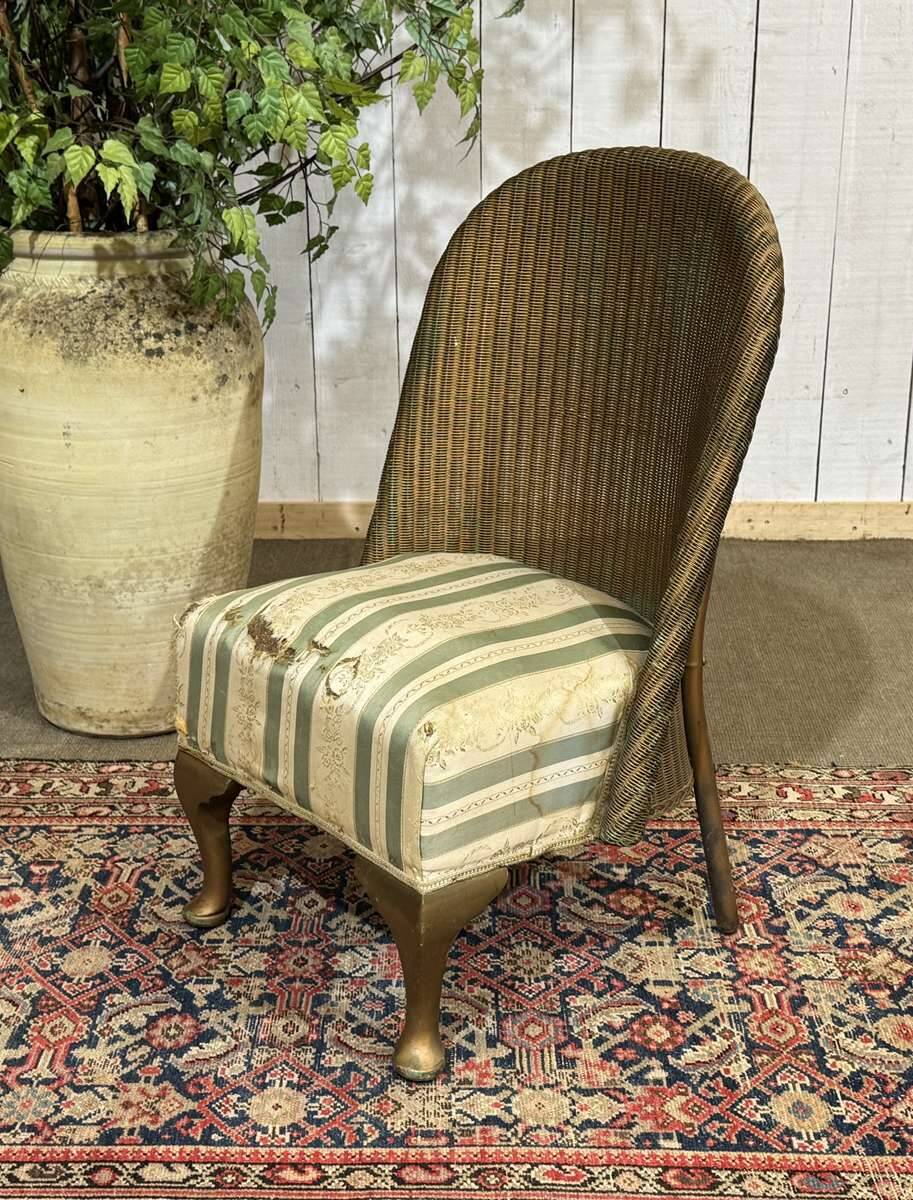 Chauffeuse anglaise de la maison LLOYD LOOM des années 1930