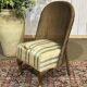 Chauffeuse anglaise de la maison LLOYD LOOM des années 1930
