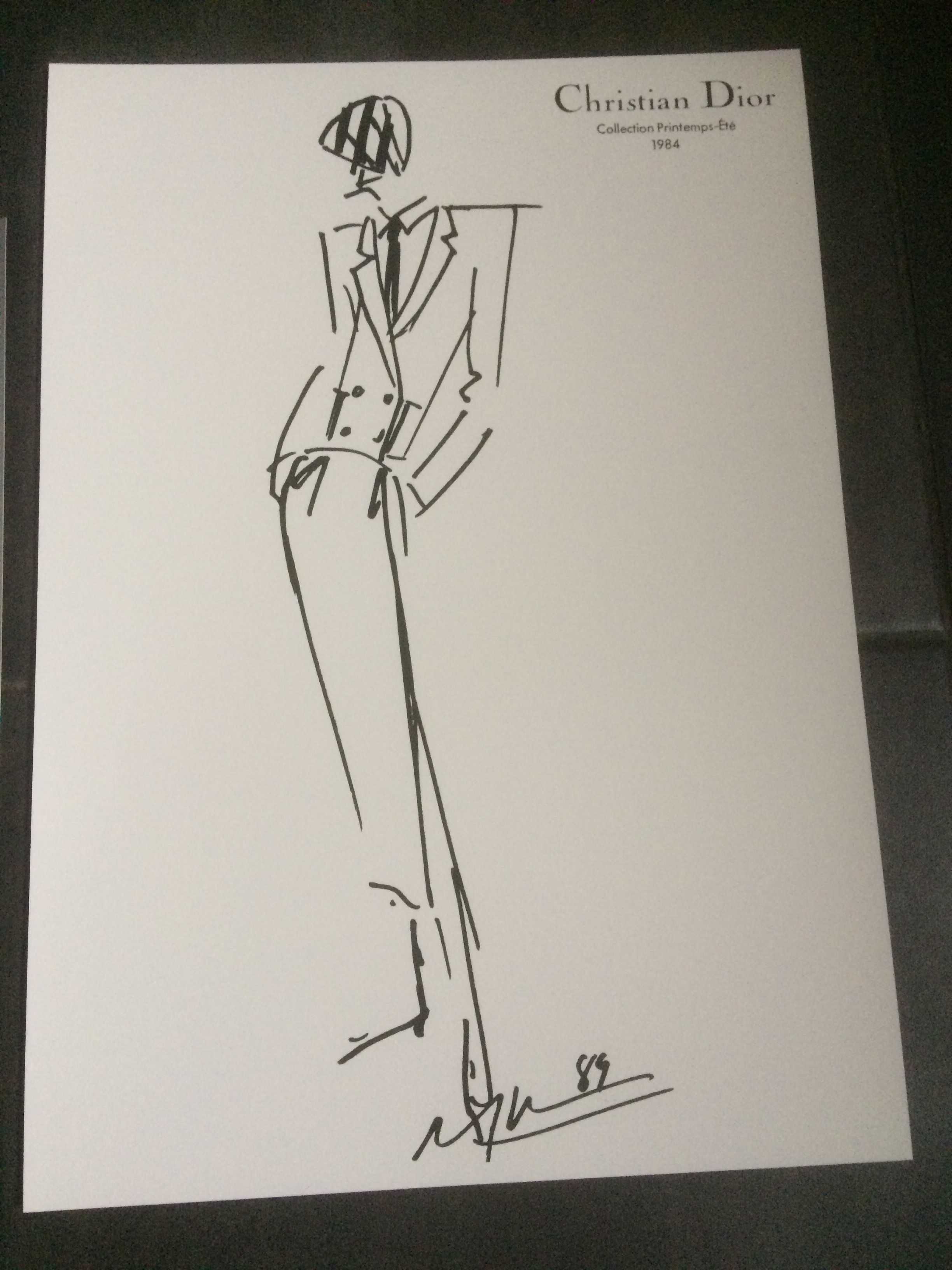 Christian Dior: pretty press fashion illustration - spring collection - summer 1984