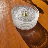 Vintage crystal coaster