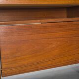 Danish Teak Executive Desk by Arne Vodder for H.P. Hansen, 1960s