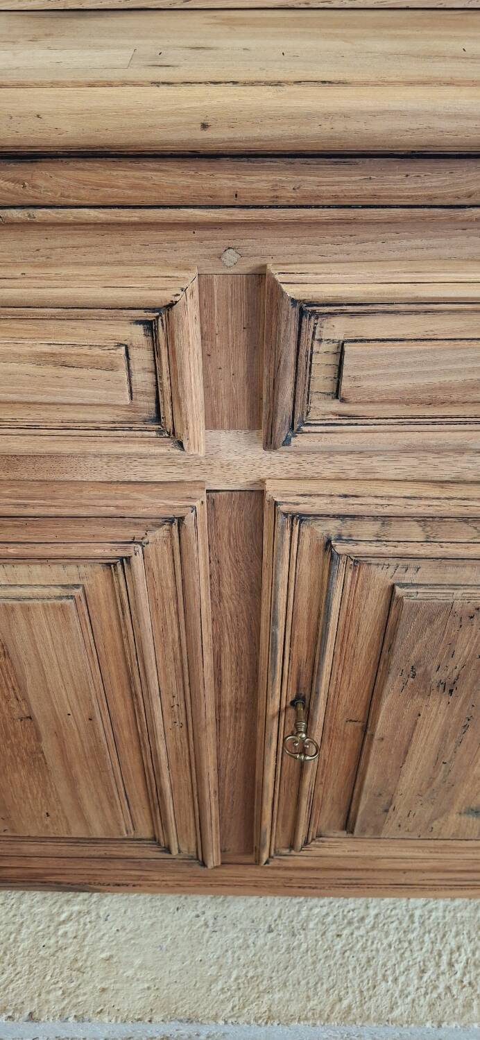 Antique two-body sideboard