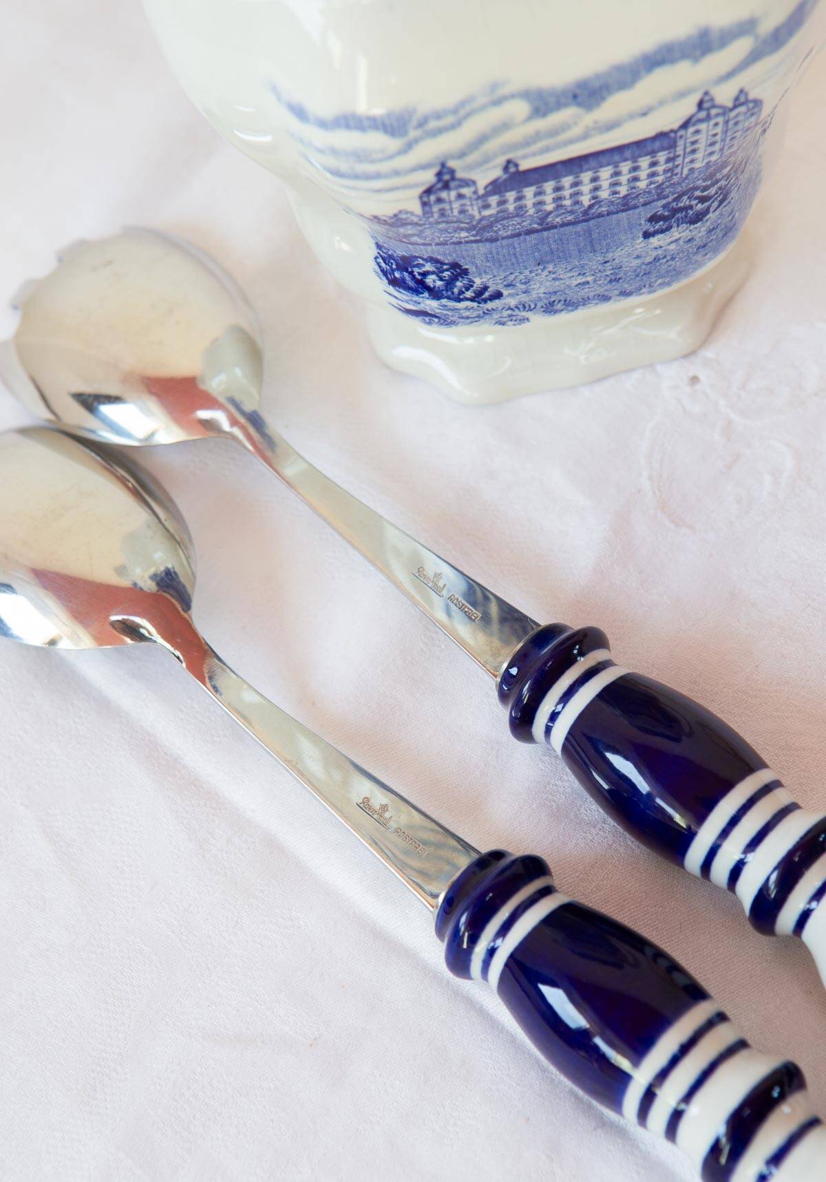 Salad cutlery set by Bjorn Wiinblad for Rosenthal Studio (NEW)