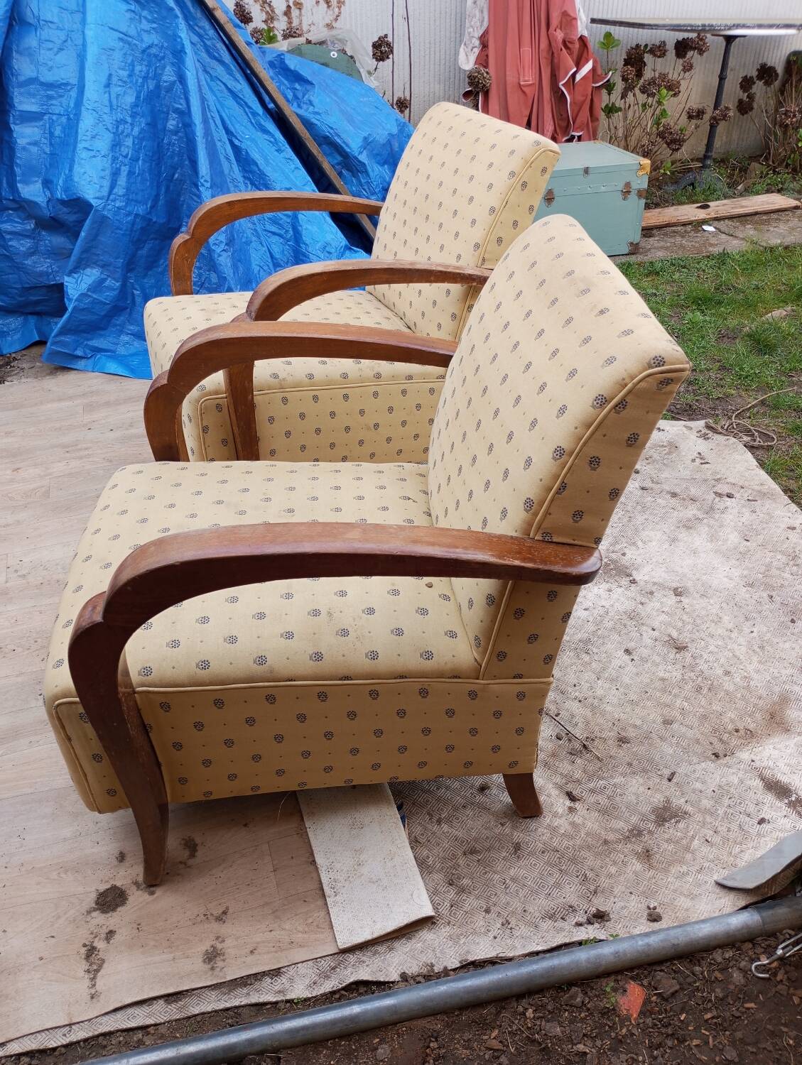Paire de fauteuil de style thonet