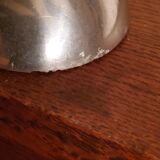 Bougeoir design scandinave d’Anna Everlund des années 80 en fonte d’aluminium polie