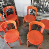 Set of 6 rey chairs by bruno rey for kusch and co