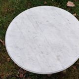 Red coffee table alabaster side table