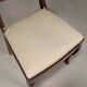 Antique Charles X chairs in mahogany and fabric, France, 19th century