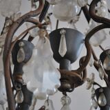 pendants chandelier style Louis XV period early nineteenth