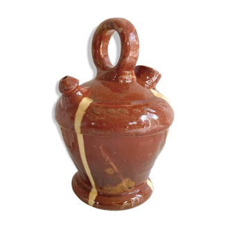 Ancient glazed terracotta jug