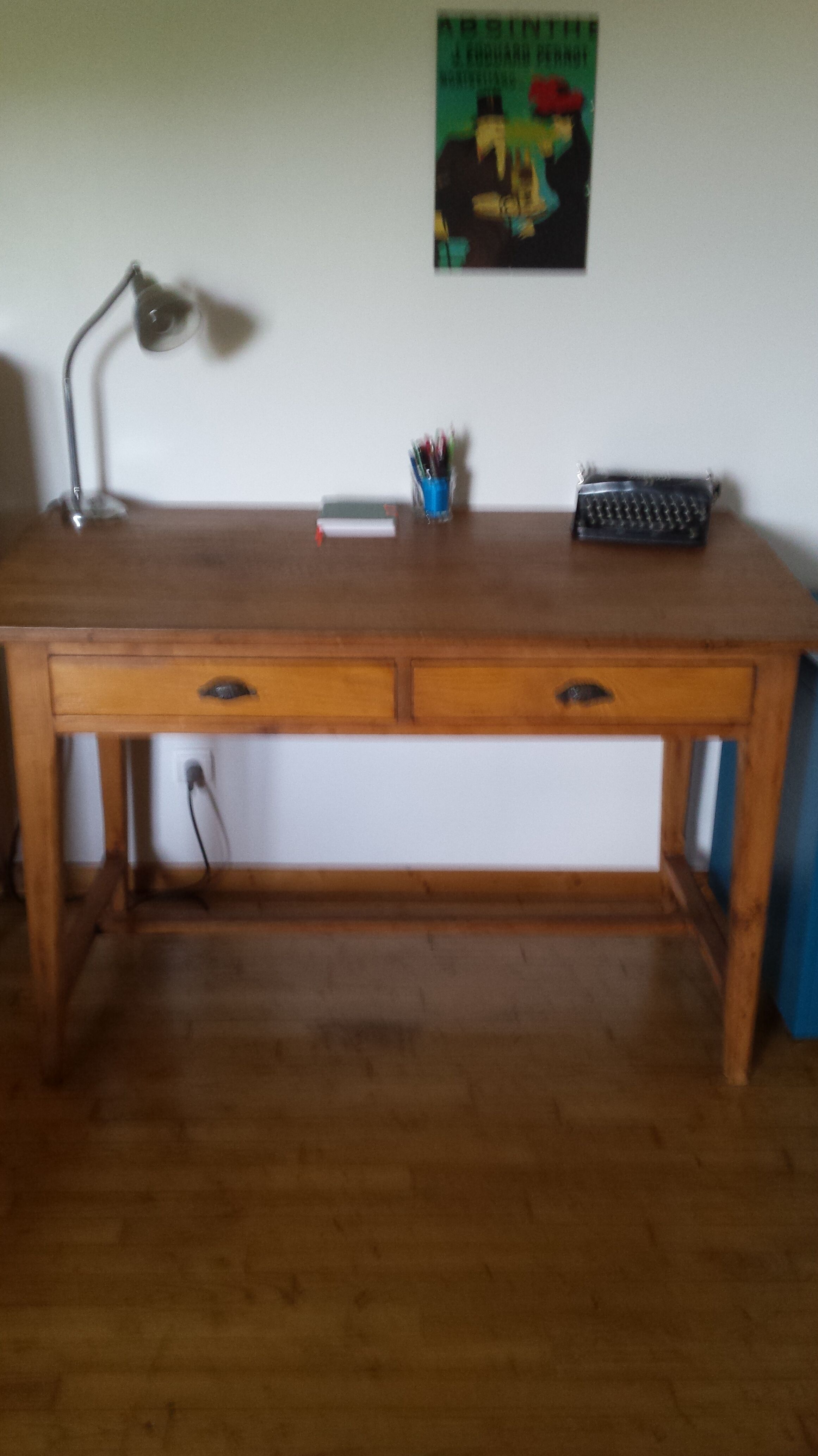 Wooden draughtsman's office