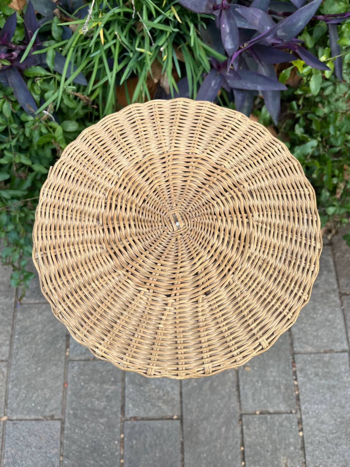 Bamboo side table