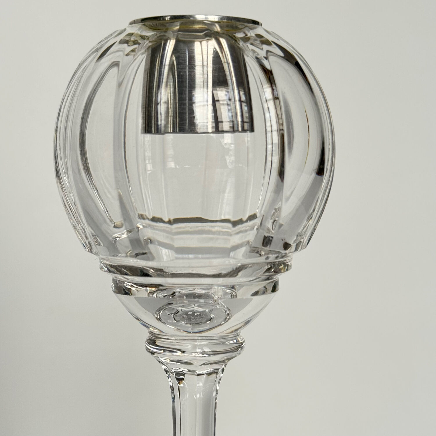 Saint Louis Crystal Candlesticks | Set of 3 | 20th Century