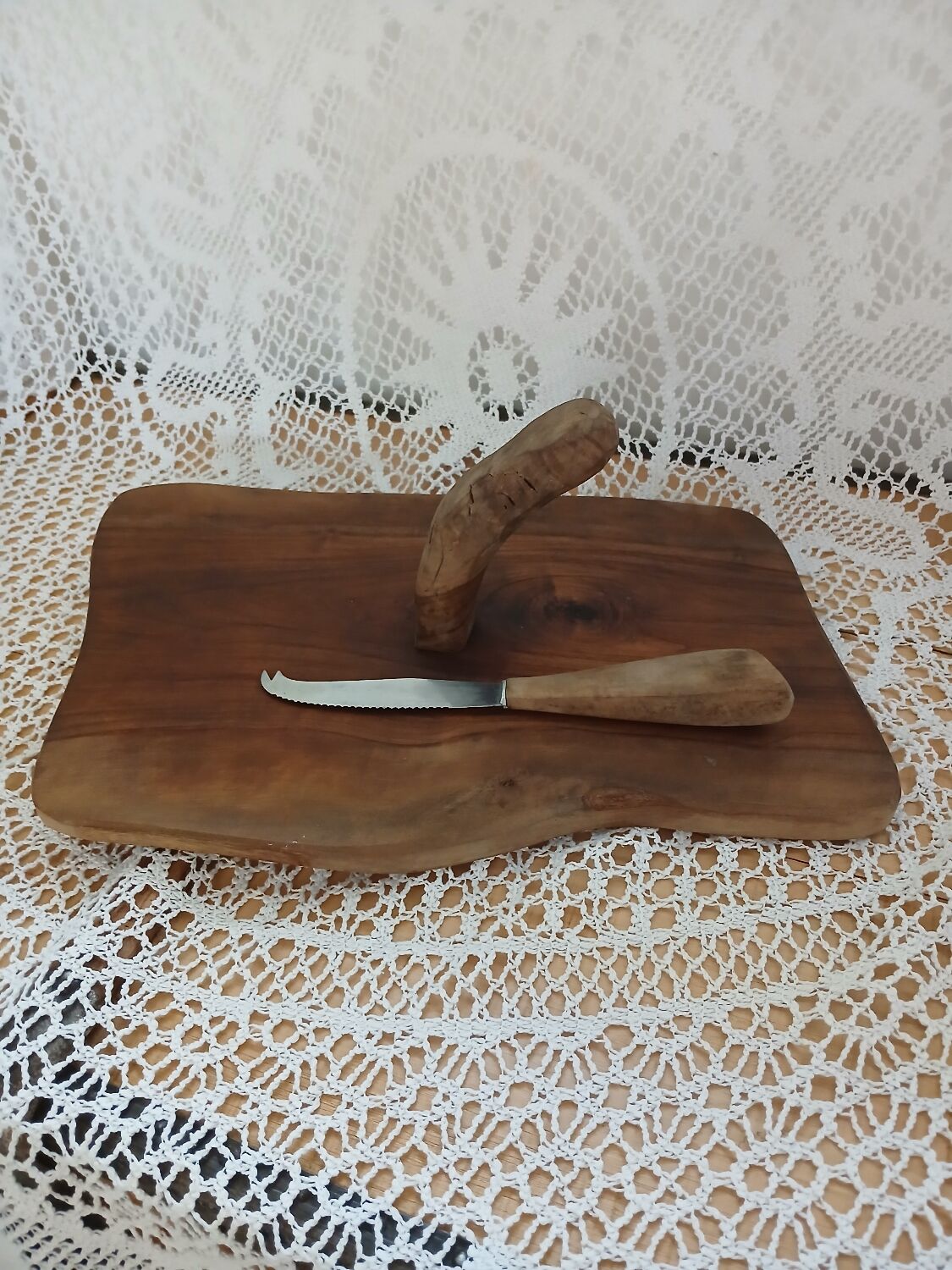Olive wood cheese/charcuterie board