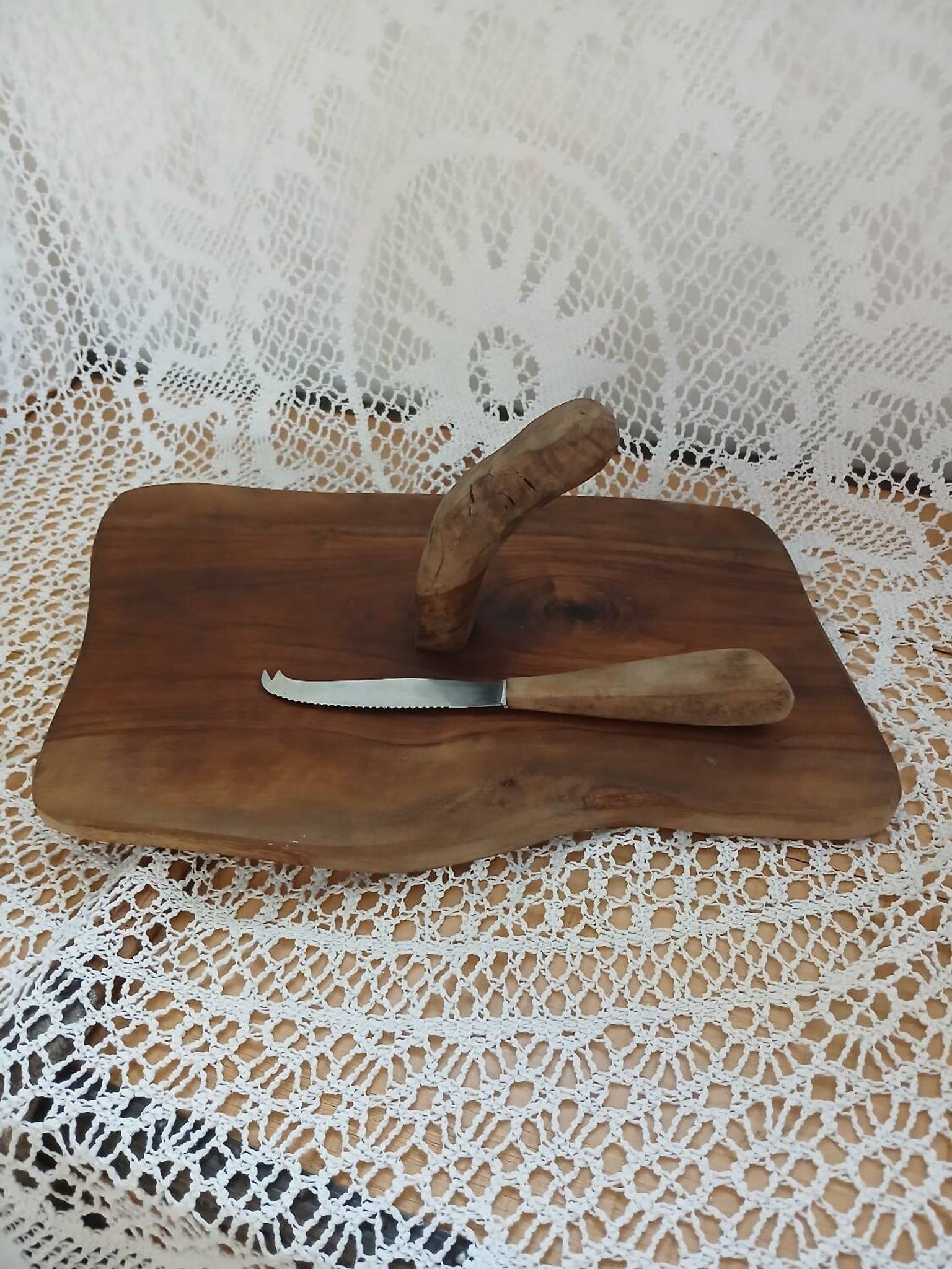 Olive wood cheese/charcuterie board