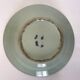 Asie, assiette porcelaine céladon décor pêcheur fin XIXème
