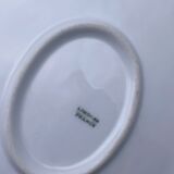 Oval flat Limoges golden tower