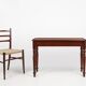 Table d'appoint anglaise élégante du milieu du 19e siècle en bois massif