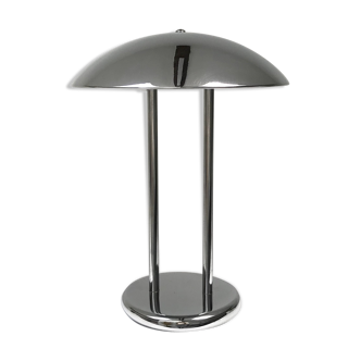 Chrome mushroom lamp, 1980