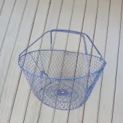 Grand panier de pêche ou récolte ancien 