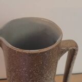 80s speckled stoneware pitcher