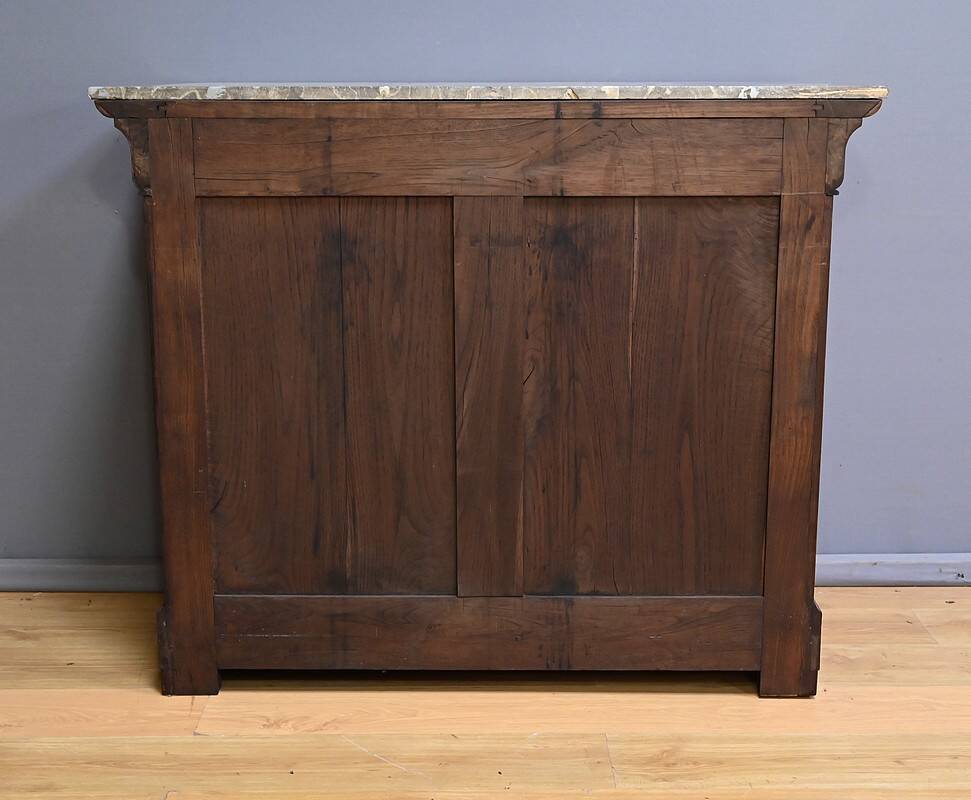 Mahogany chest of drawers, Louis-Philippe style – Late 19th century