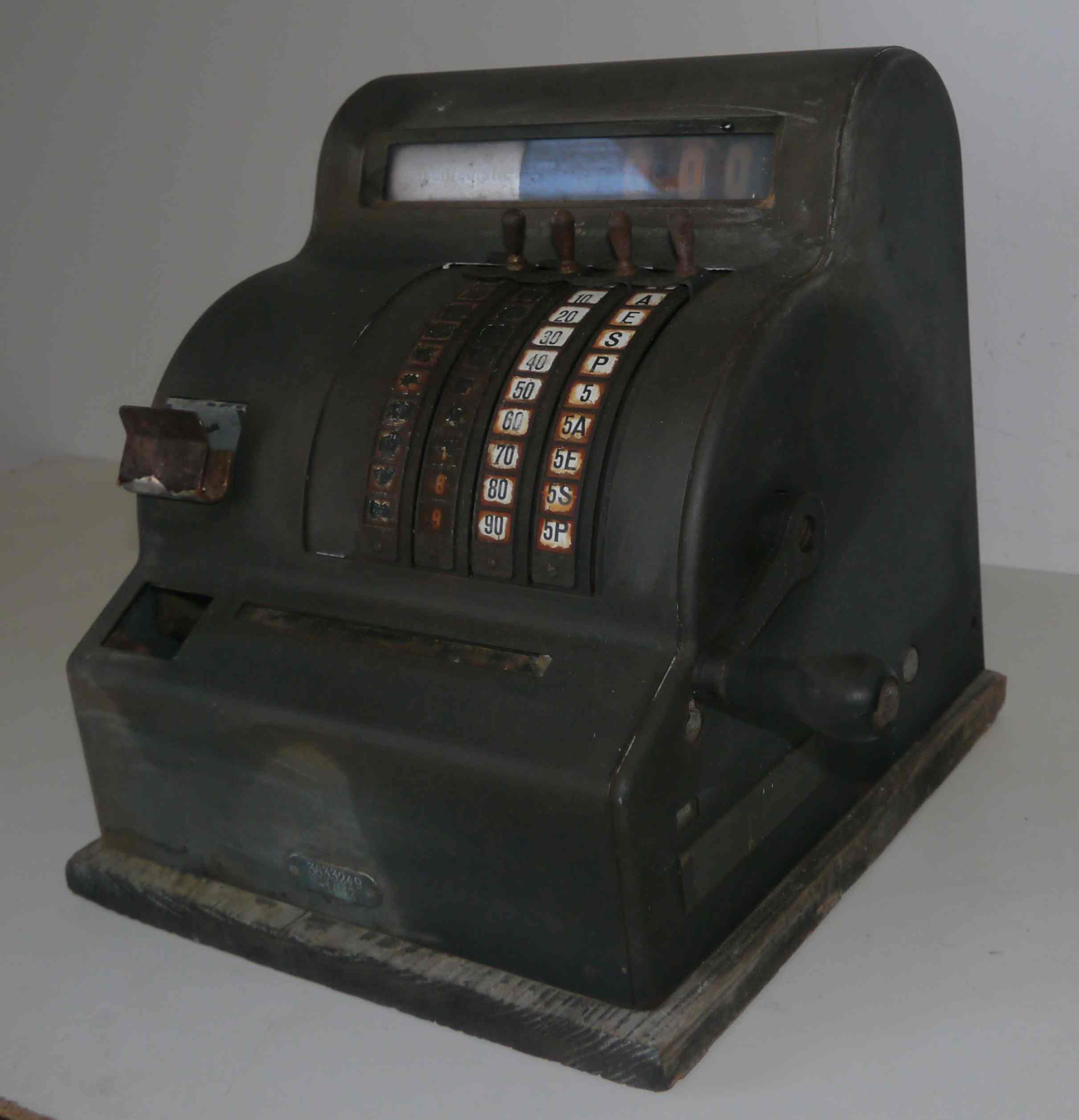 Old cash register "The National Cash Register Co" made in USA