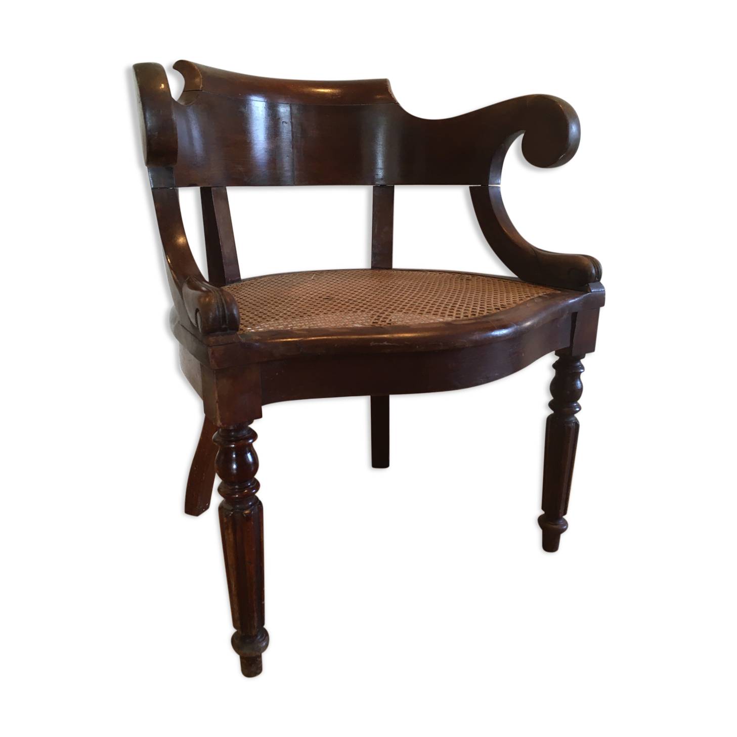Louis Philippe office chair. Nineteenth century.