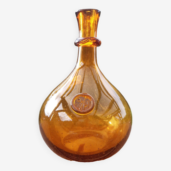 Demijhon or amber blown glass