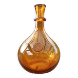 Demijhon or amber blown glass