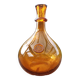 Demijhon or amber blown glass