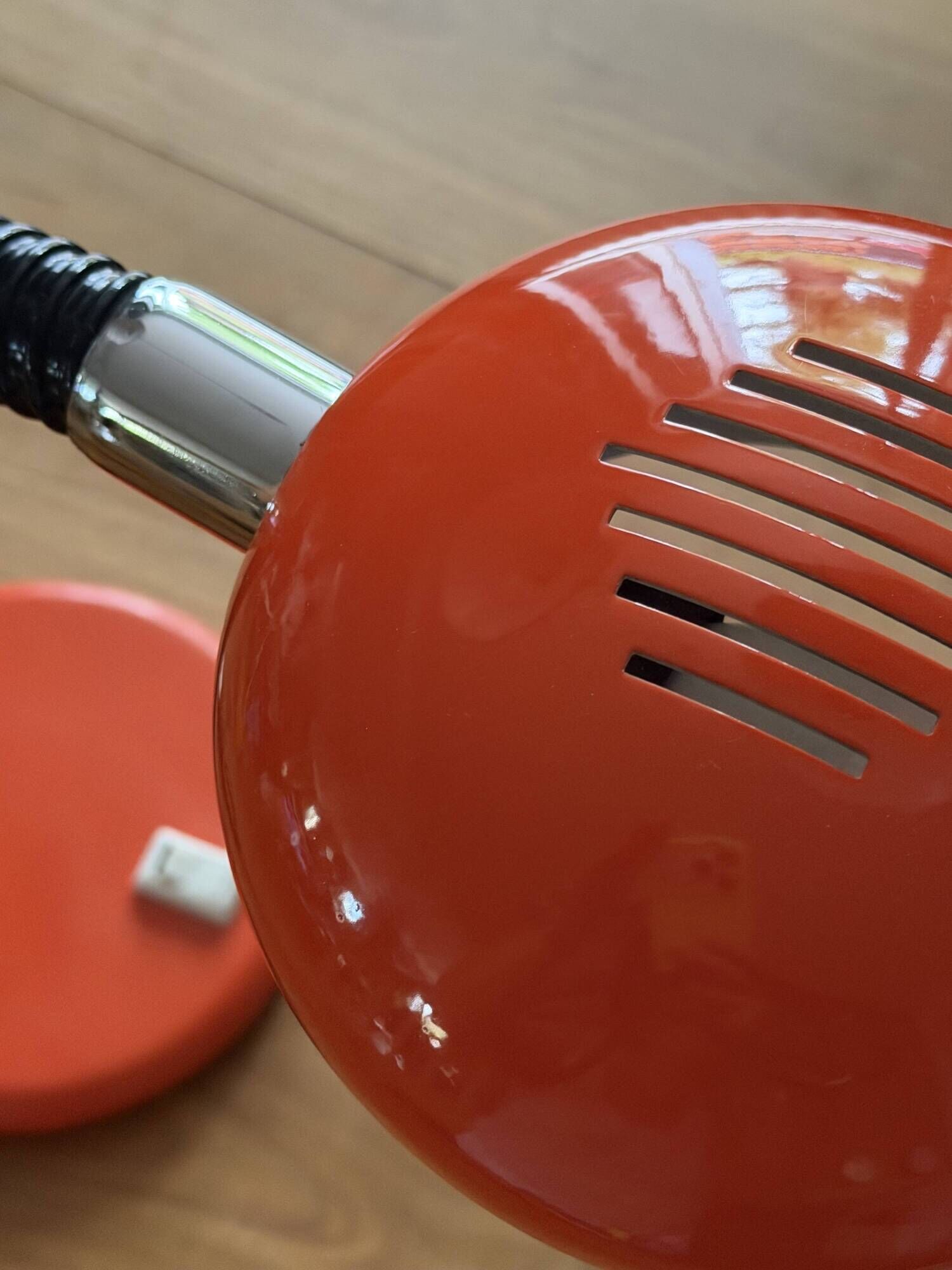 Space Age orange desk lamp – 1970s
