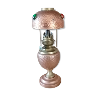 Lampe à pétrole en cuivre