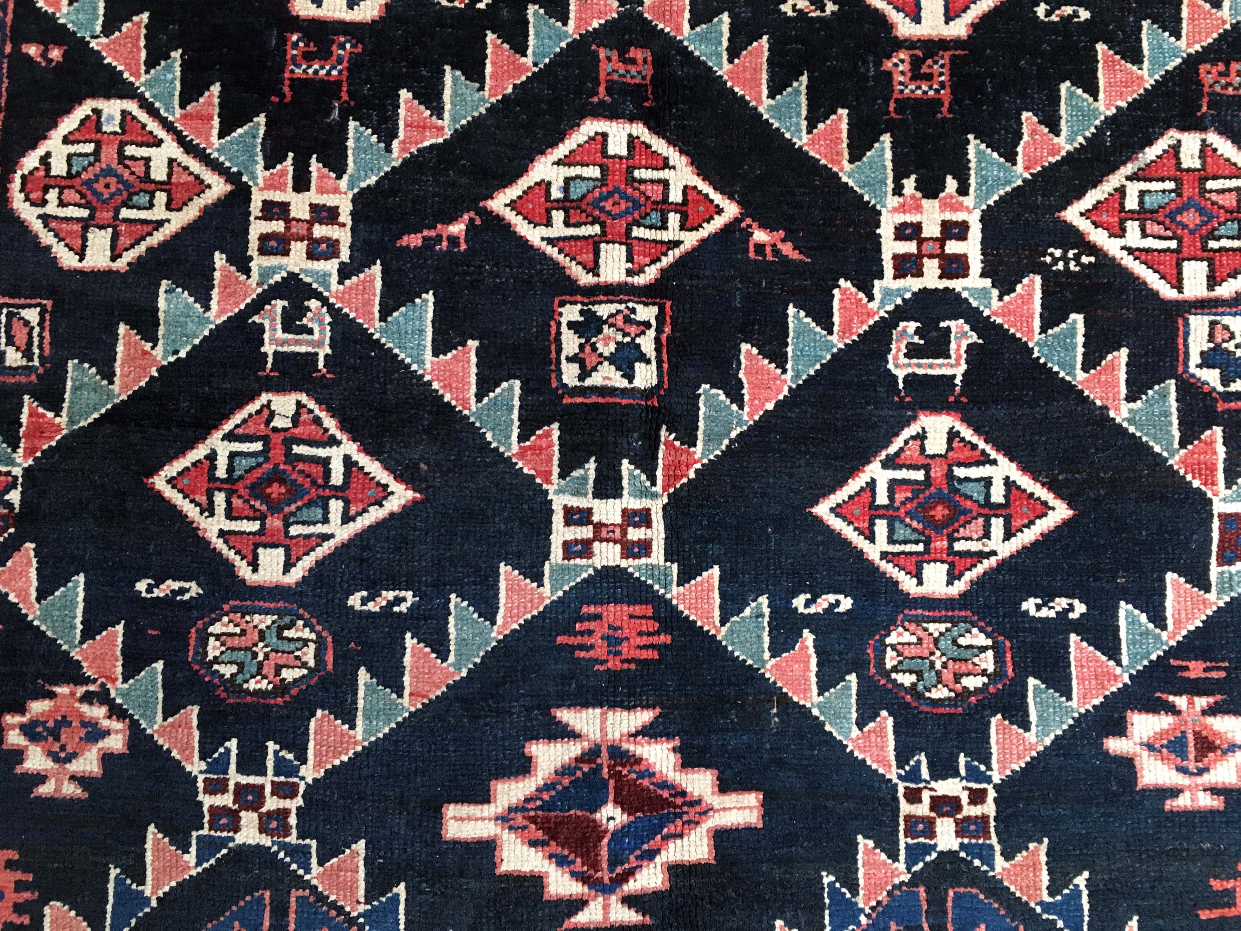 East Kurdish former Akstafa mat 300 x 150 cm around 1930