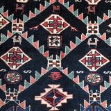 Tapis d'Orient Kurde Akstafa ancien 300x150 cm vers 1930