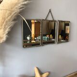 Barber triptych mirror 51x30cm
