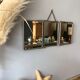 Miroir triptyque de barbier 51x30cm