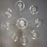 Colourless Venetian glass lustre from Murano circa 1930