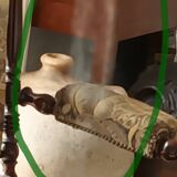 Miroir en bois peint main vintage