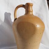 Old stoneware pitcher