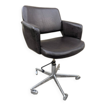 Fauteuil direction Bureau vintage mid century 60 70 space age
