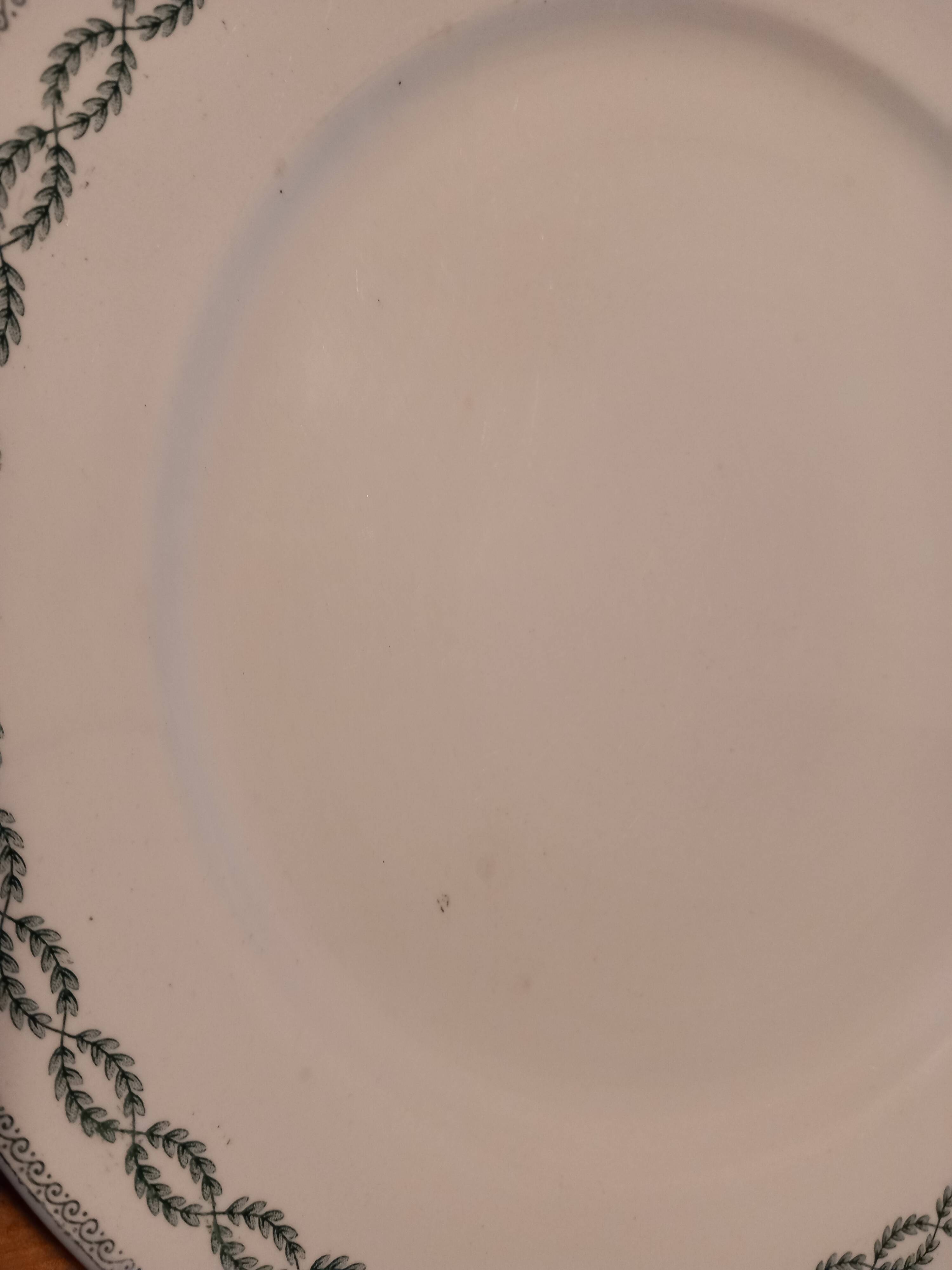 5 flat plates "Nobilis" Sarreguemines