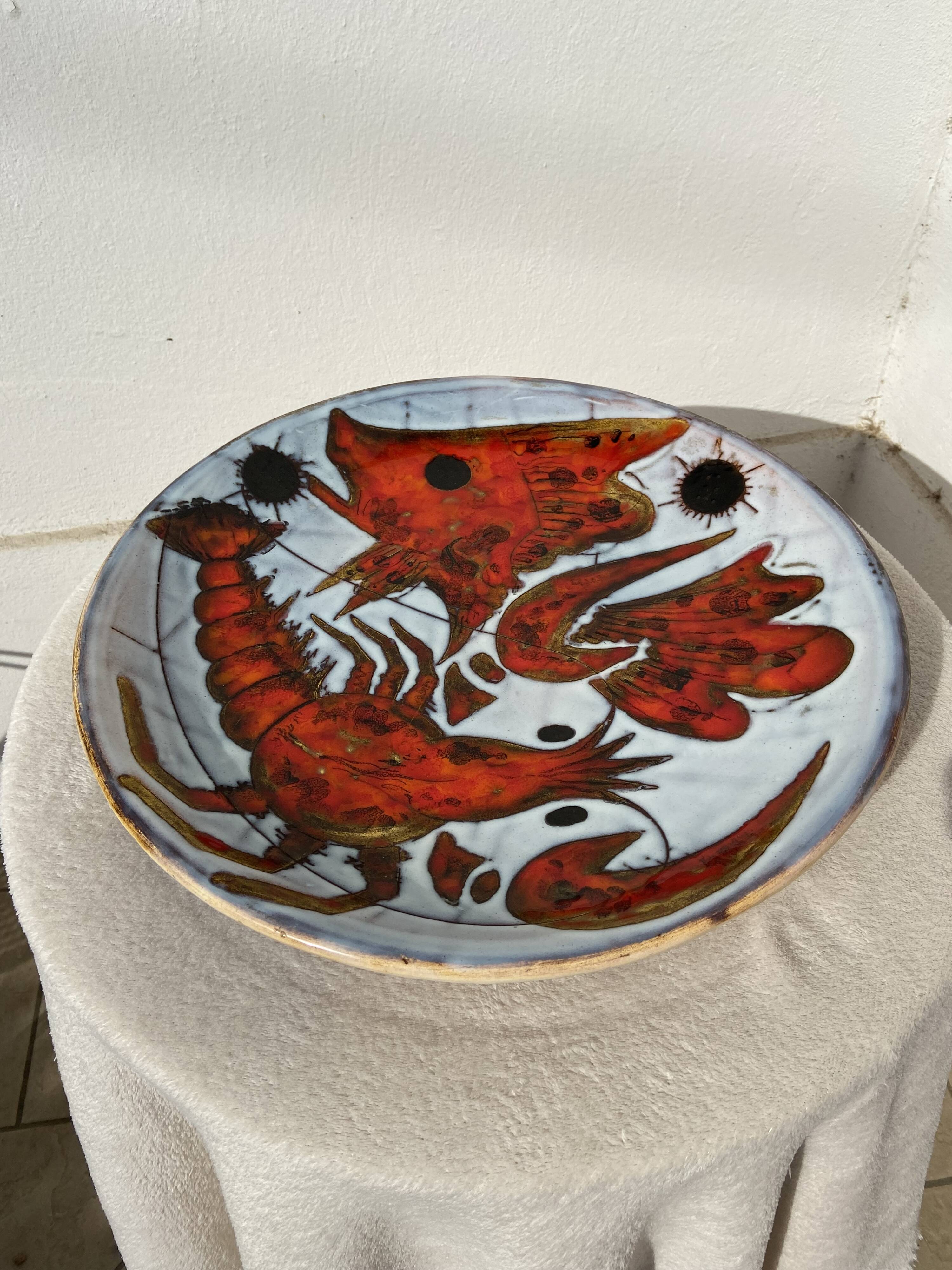 Vallauris dish by Monique Brunner