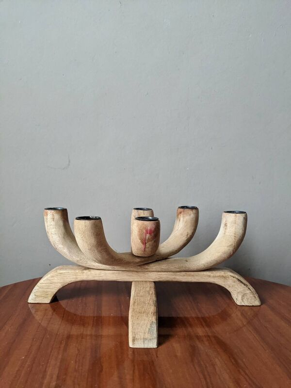 Chandelier artisanal décoration campagne bohème scandinave