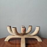 Artisanal chandelier bohemian Scandinavian country decoration