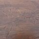 4 tables gigogne en bois art nouveau décor floral