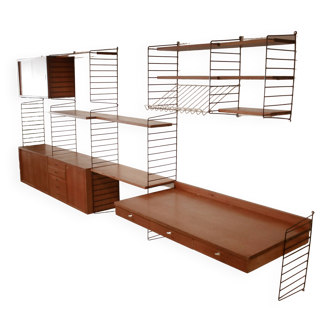 1950s System Cabinet by Nisse Strinning for String, Sweden