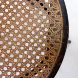 Thonet black bentwood stool - 20th