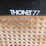 Set of 6 black S32 / S64 chairs by Marcel Breuer for Thonet, 1977